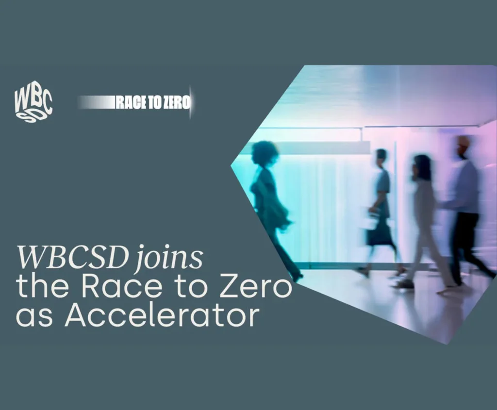WBCSD joins the Race to Zero as Accelerator
